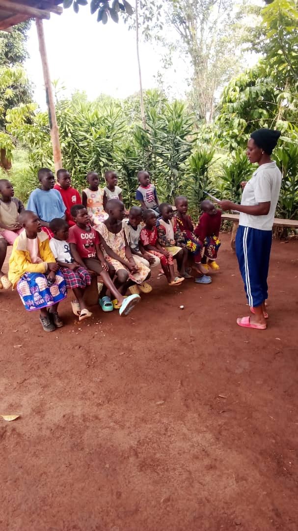 Classroom of pupils learning